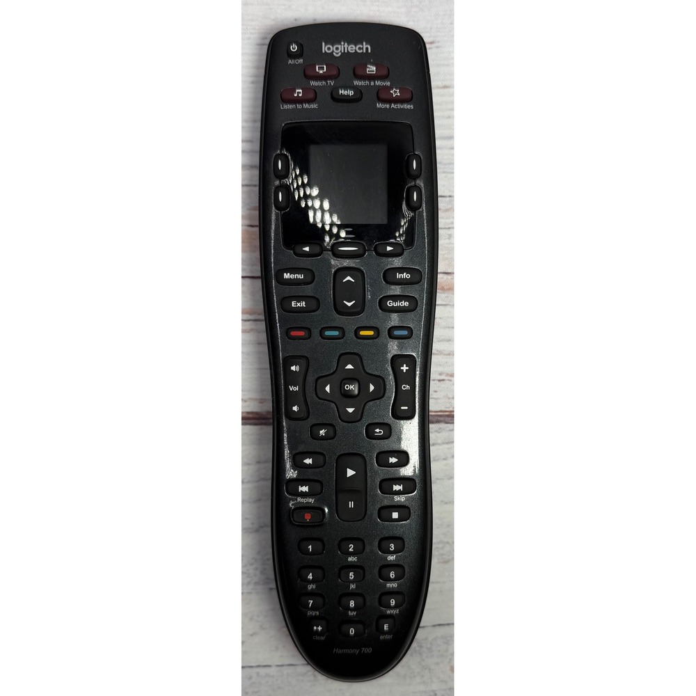 Logitech Harmony 700 Universal Remote Control LCD Screen‎ Tested
